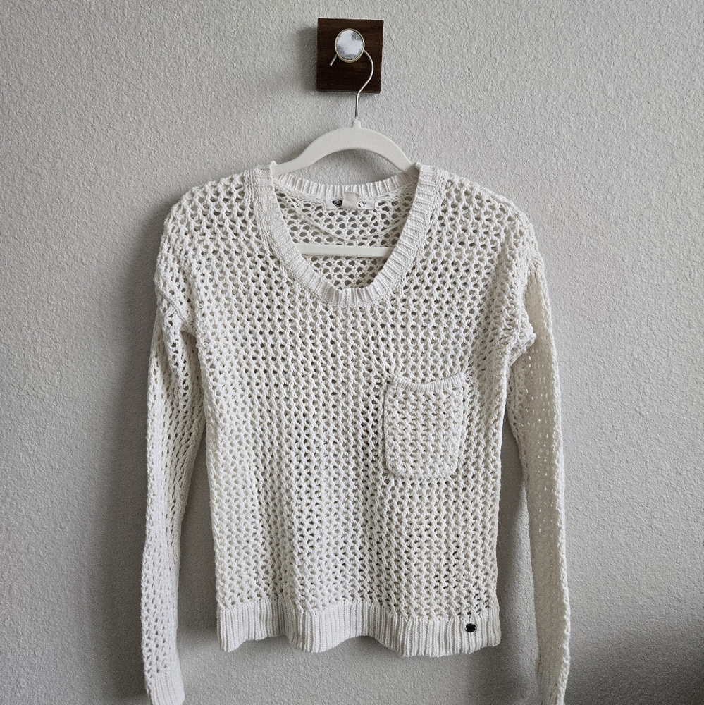 Roxy Crochet Top in White